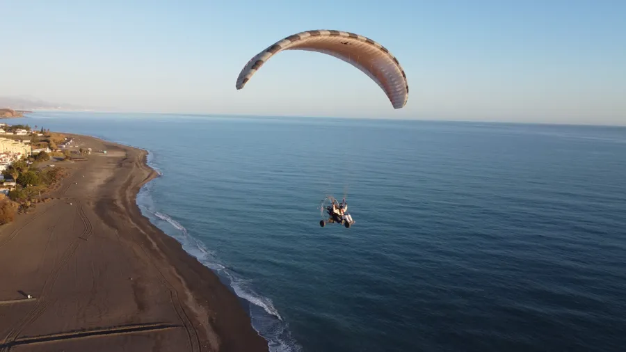 Charles, paramotor student in Malaga