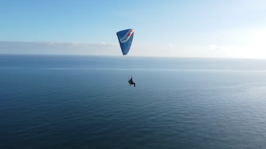 Oisin, paramotor student from Ireland